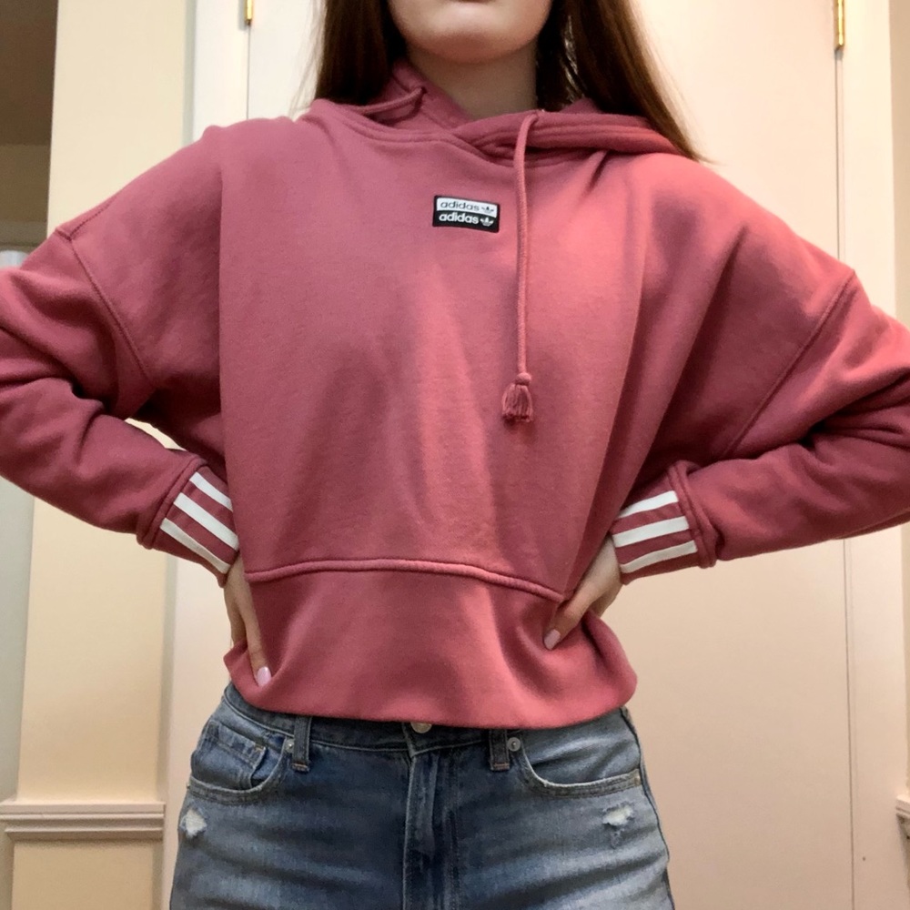 Adidas Cropped Hoddie